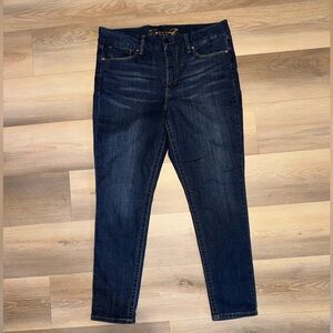 Seven7 Dark Blue Women's Skinny Jeans